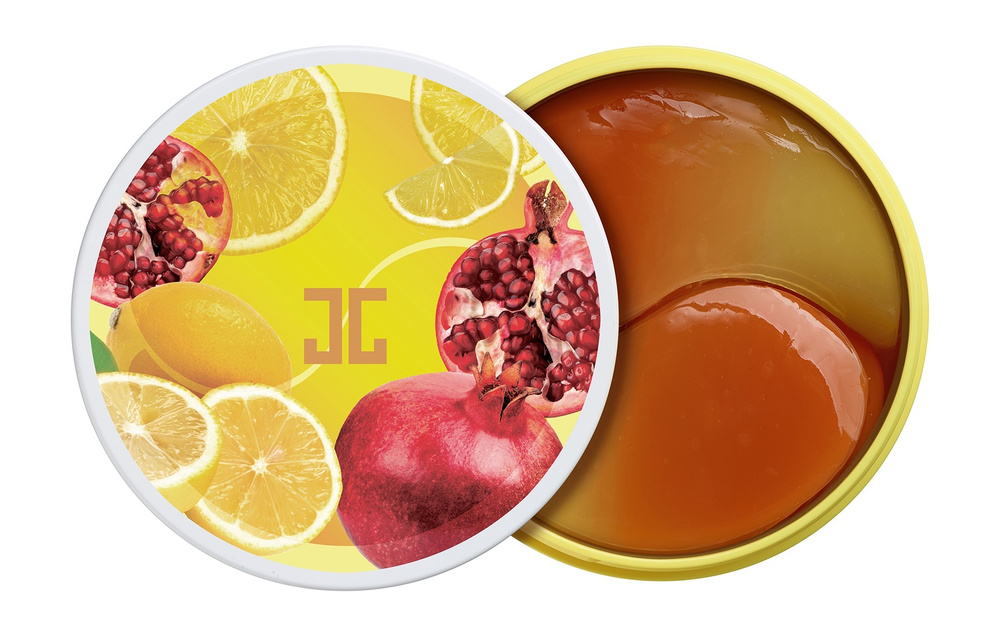 JayJun Pom Lemon Duo Eye Gel Патчи гидрогелевые для глаз с гранатом и лимоном, 60х1,4 г  #1