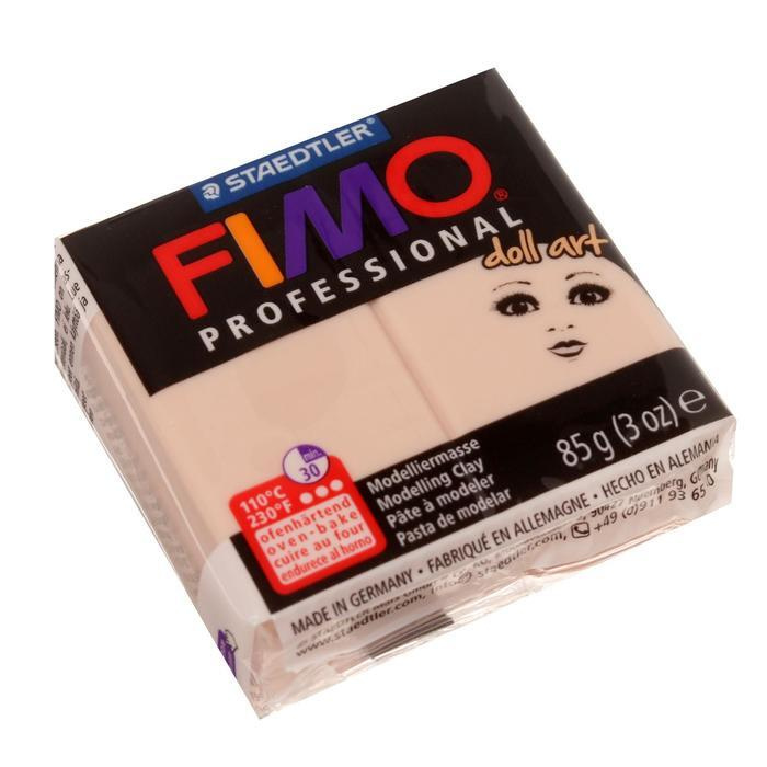 Пластика для изготовления кукол, Фарфоровая, 85 г, FIMO Professional