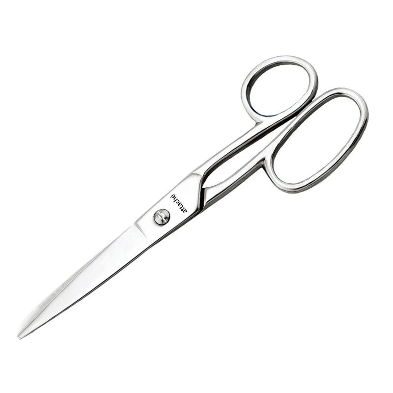 Ножницы Attache Metal с ассиметричными цельнометаллическими ручками, 175 мм  #1