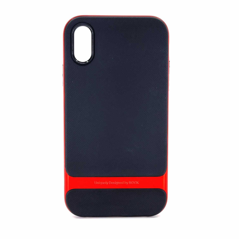 Защитный TPU-PC чехол-накладка Rock Royce case для iPhone XS, красный #1