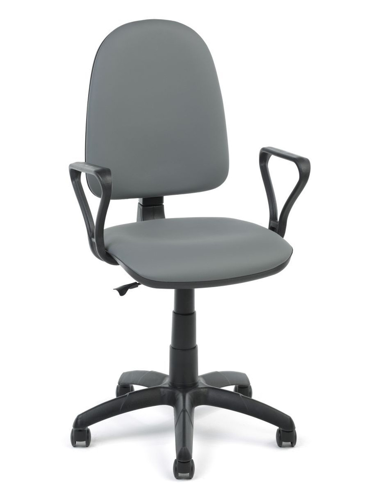Мирэй Групп Офисное кресло, Искусственная кожа, серый #1