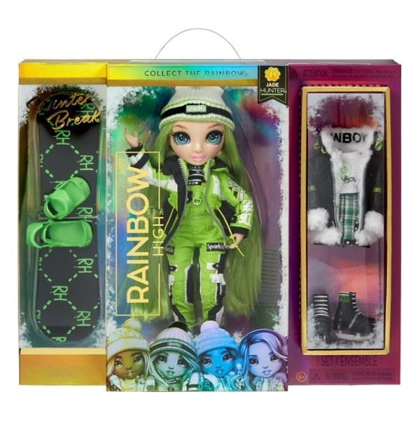 Rainbow High 574781 Кукла Winter Break Fashion Doll- Jade Hunter (Green) #1