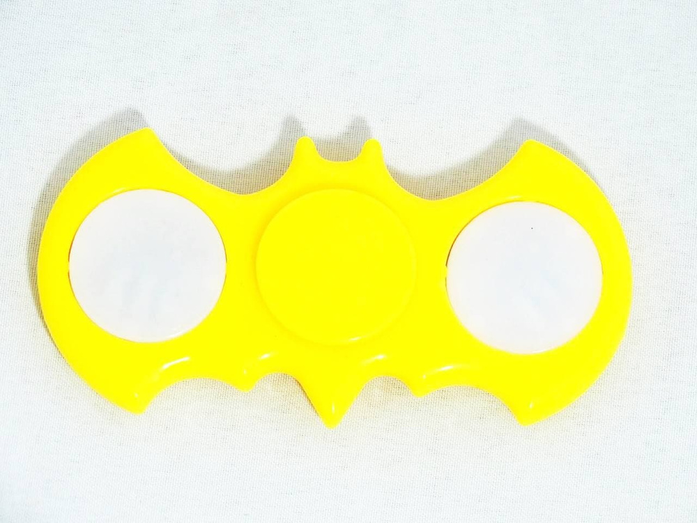 Спиннер Летучая Мышь Светящийся DK-9-YELLOW Желтый #1