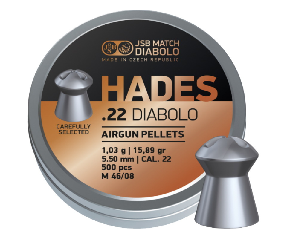Пули JSB Hades Diabolo 5,5 мм, 1,03 г (500 штук) #1