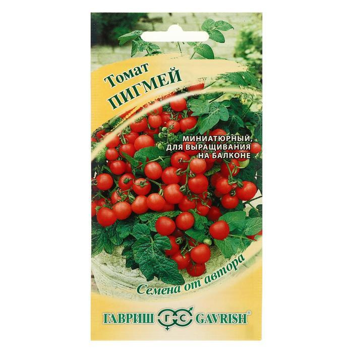 Гавриш, Семена Томат "Пигмей", комнатный, 7 пакетиков по 0,05 грамм  #1