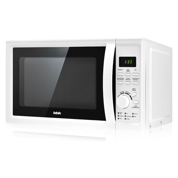 Микроволновая печь BBK 20MWS-719T/W white (20л, 700Вт, соло, электронное управление) (20MWS-719T/W)  #1