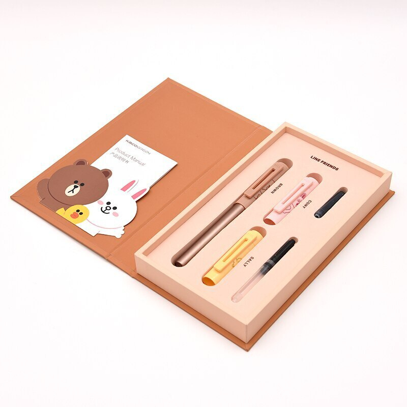 Ручка в подарочной упаковке KACO LINE FRIENDS Fountain Pen Gift Box (ограниченная серия)  #1