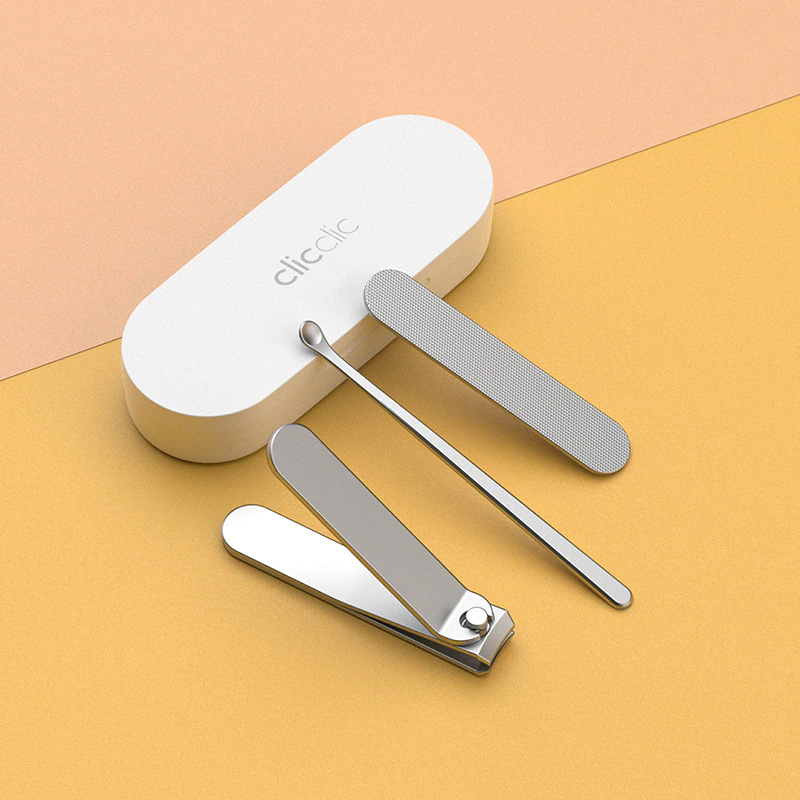 Маникюрный набор Xiaomi Clicclic Professional Nail Clippers Set 3 предмета, инструменты для маникюра #1