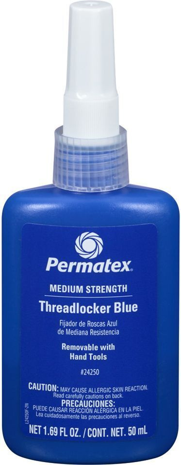 Фиксатор резьбы средней фиксации синий (6-20мм, от -54С до +150С) 50мл PERMATEX  #1