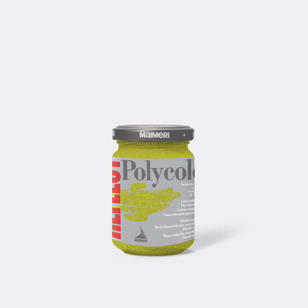 Акриловая краска Maimeri, "Polycolor Reflect" отражающ. жёлтая 140 ml. #1