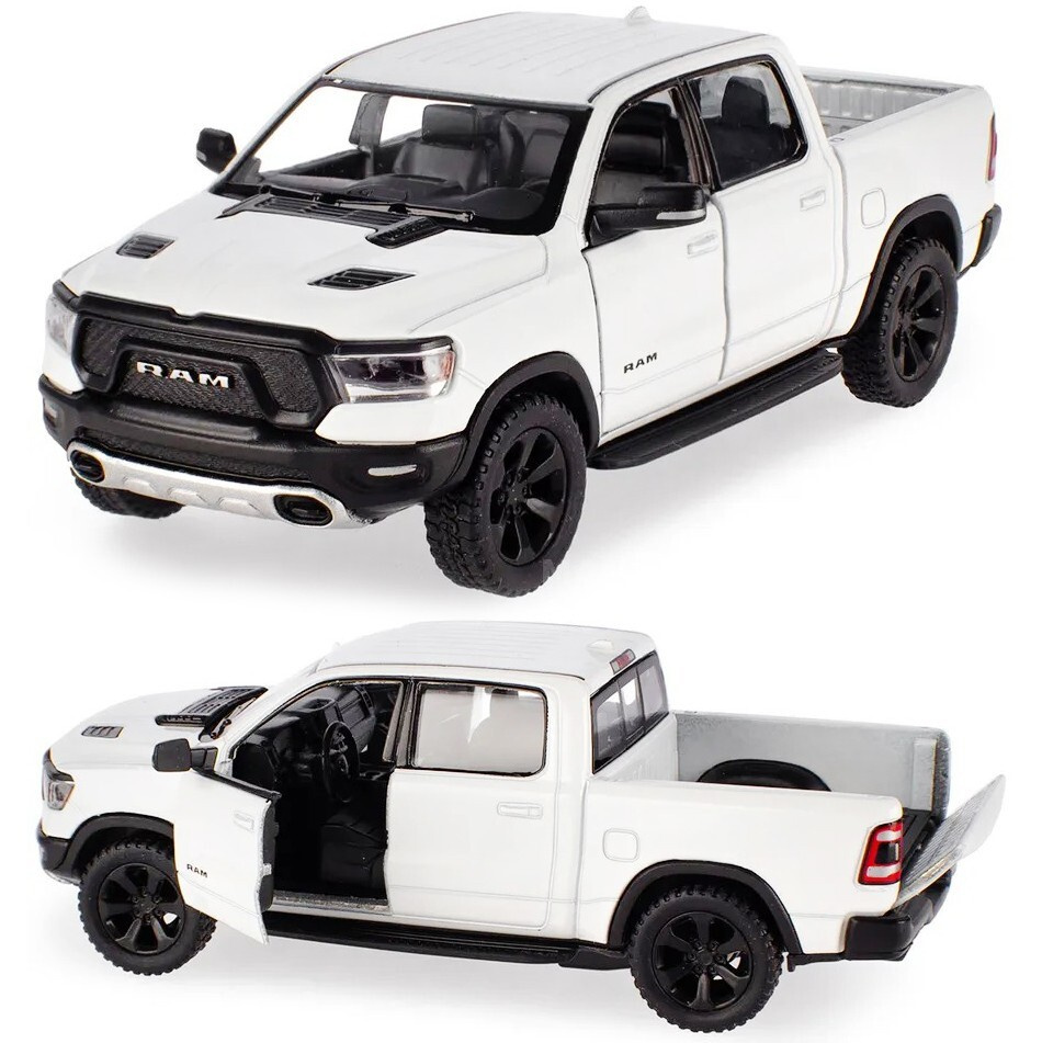 Машинка металлическая Kinsmart 1:46 2019 Dodge Ram 1500 (Додж Рам) 5413DKT инерционная, двери и багажник #1