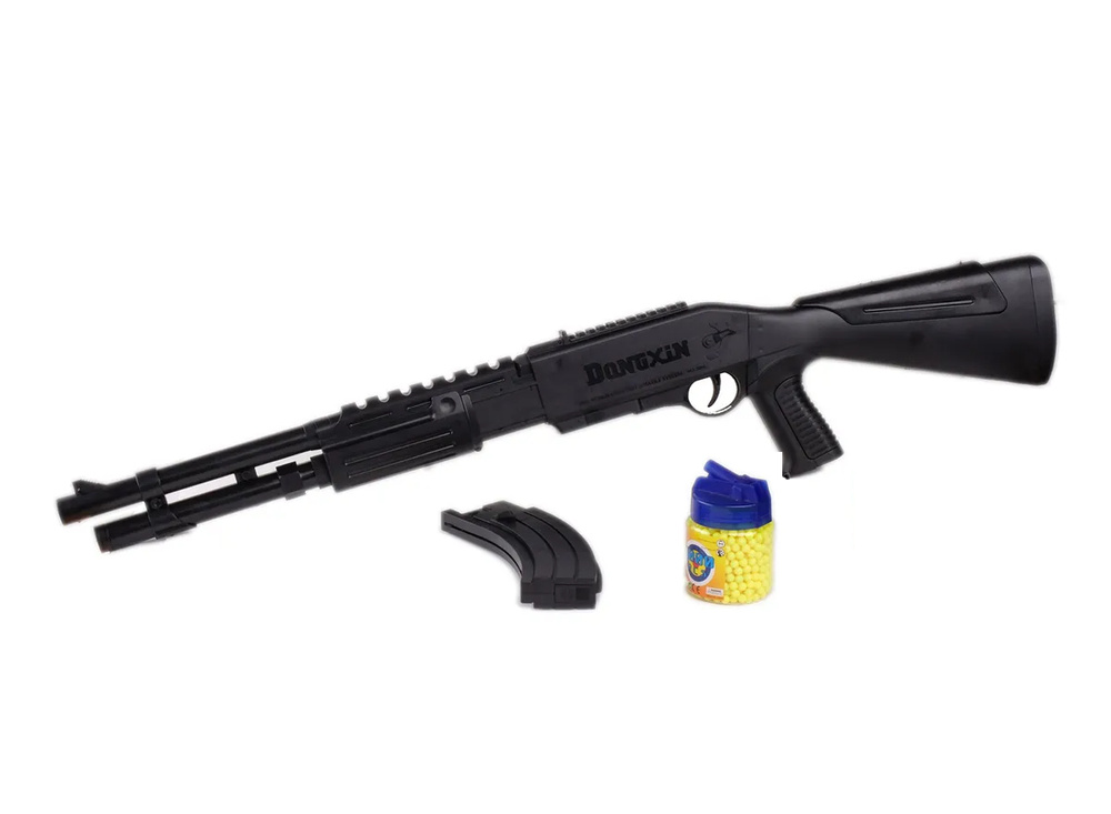 Детский автомат. Детское Ружье Черное. Заряд как у дробовика ...