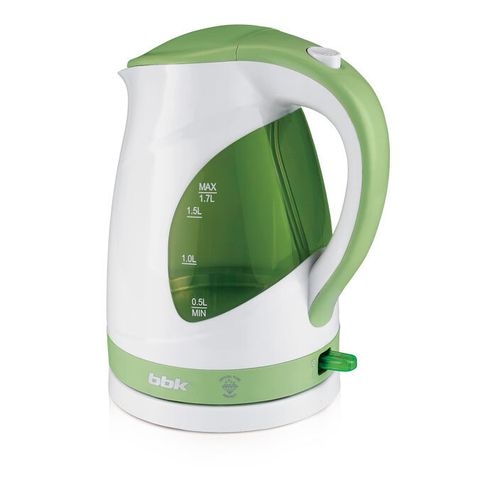 BBK Электрический чайник EK1700P-зеленый, белый, зеленый #1