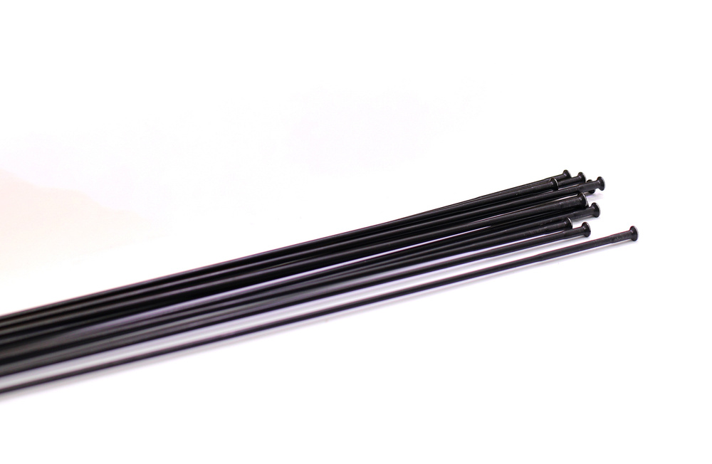 Спицы велосипедные прямые Pillar Spoke PSR TB 2.2-1.8-2.0 x 274 mm Straight Pull + Black oxide, 18 штук #1