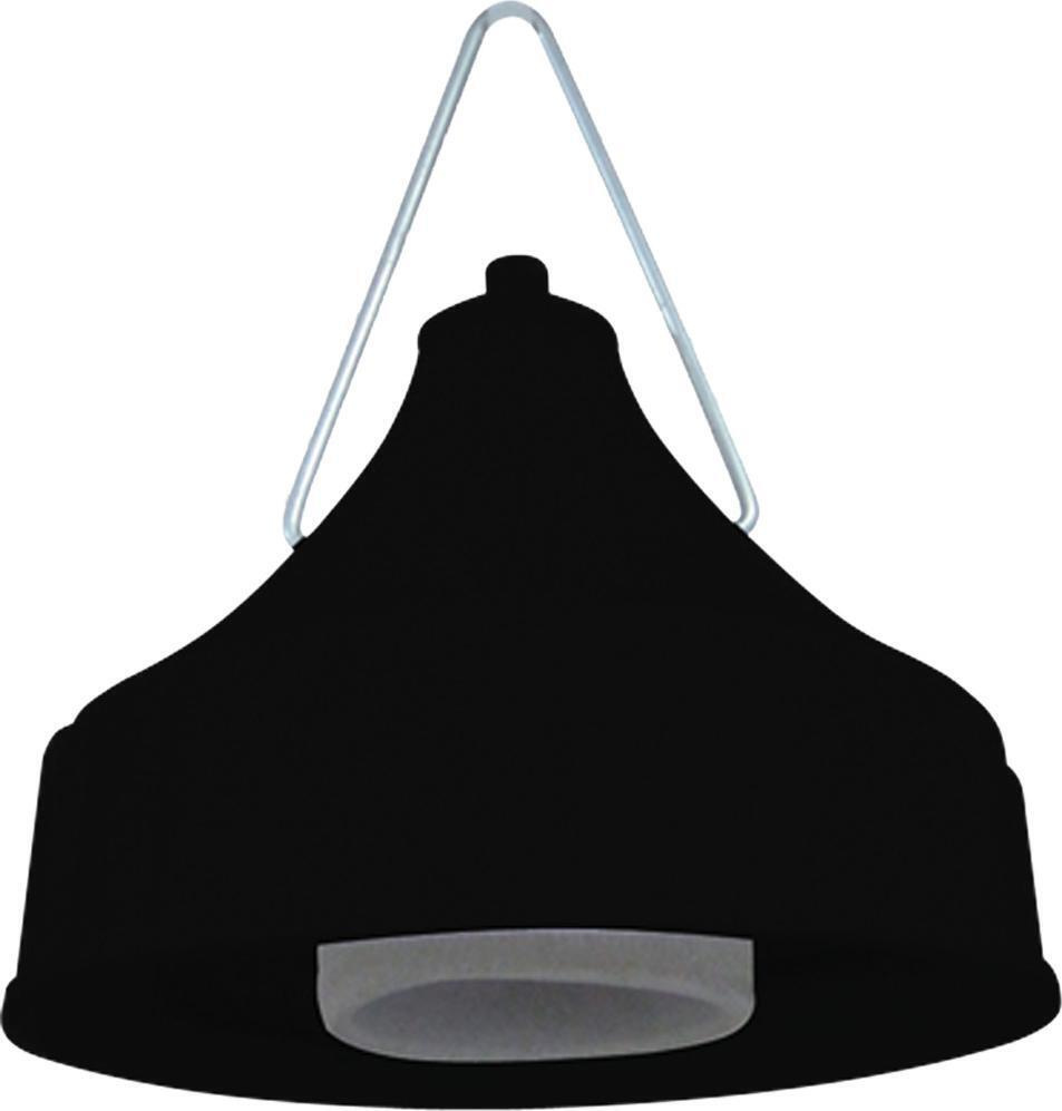 Светильник Элетех НСП 03-60 без стекла без лампы подвесной черный  #1