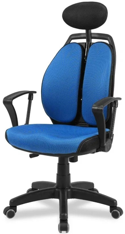 Кресло Компьютерное Анатомическое NEW TRANS Blue #1