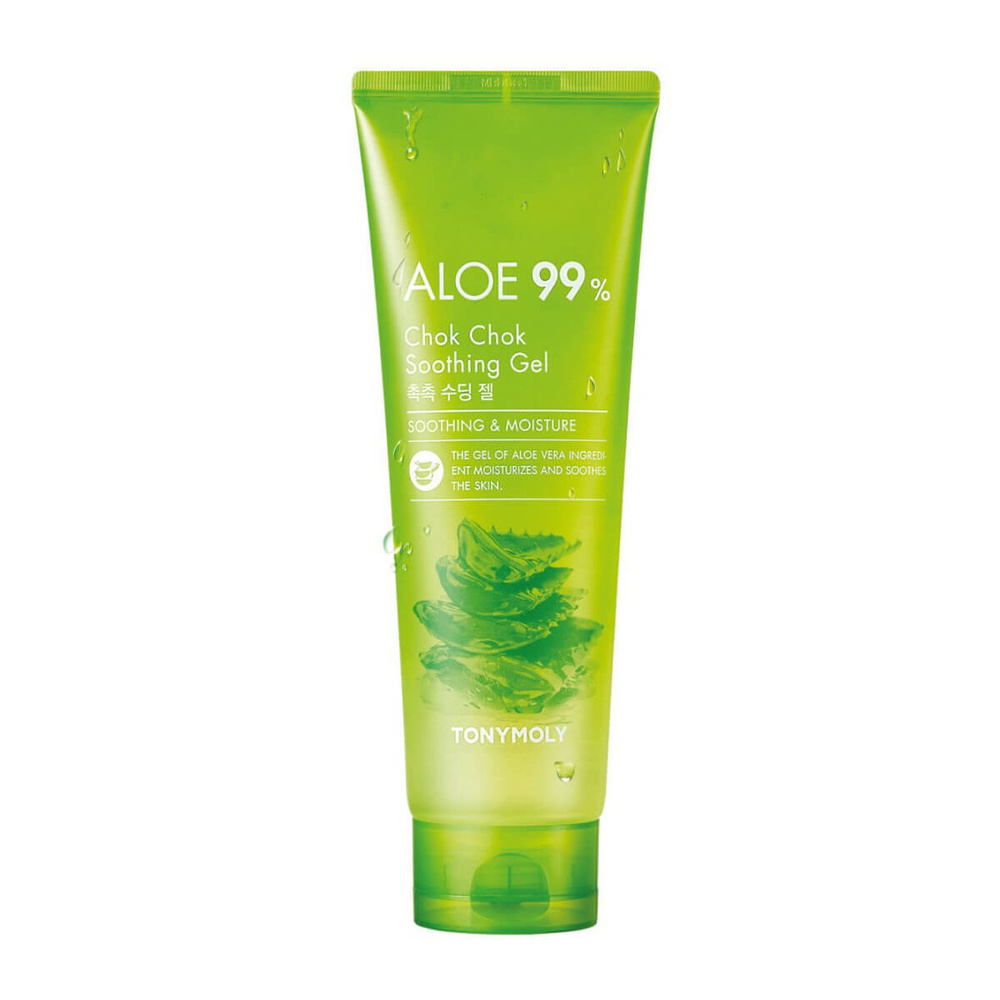 TONY MOLY Увлажняющий гель с экстрактом алоэ вера, успокаивающий ALOE 99% Chok Chok Soothing Gel, Корея, #1