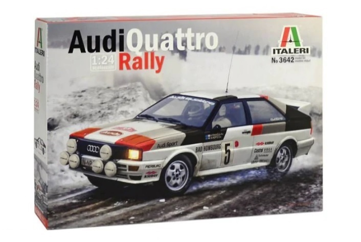 Сборная модель Italeri 3642ИТ Автомобиль AUDI QUATTRO Ралли Масштаб 1/24  #1