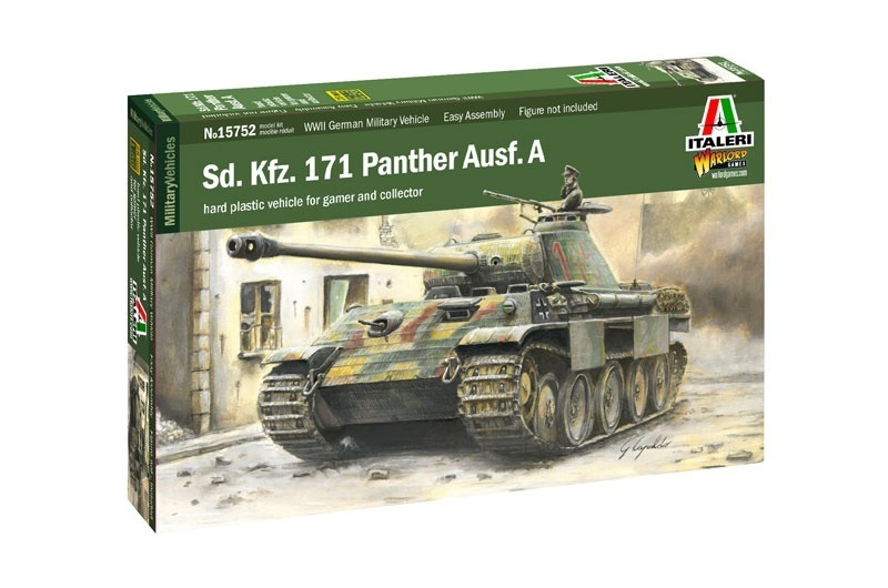 Сборная модель Italeri 15752ИТ Танк Sd Kfz 171 PANTHER Ausf A Масштаб 1/56 #1
