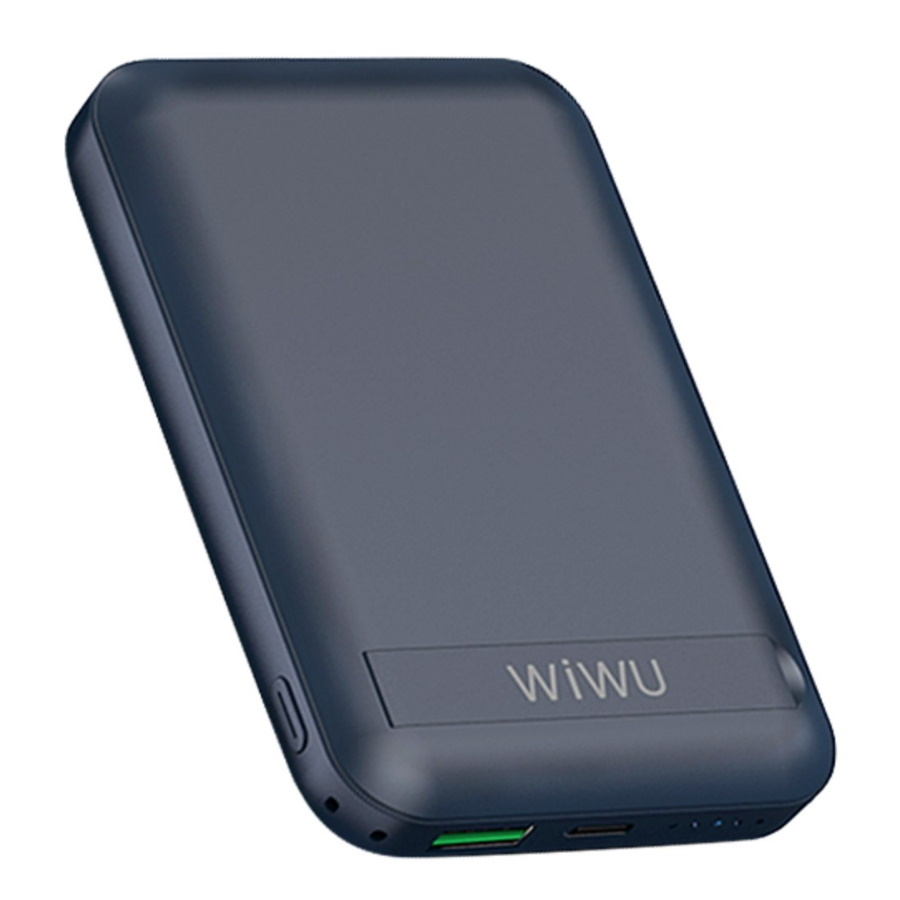 WIWU Внешний аккумулятор Snap Cube Magnetic Wireless Charger Power Bank 10000mAh, 10000 мАч, синий  #1