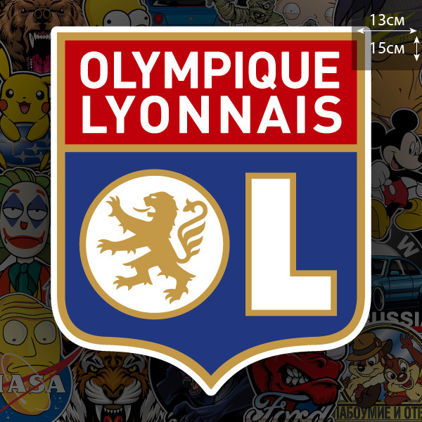 Наклейка Olympique Lyonnais FC / Олимпик Лион #1