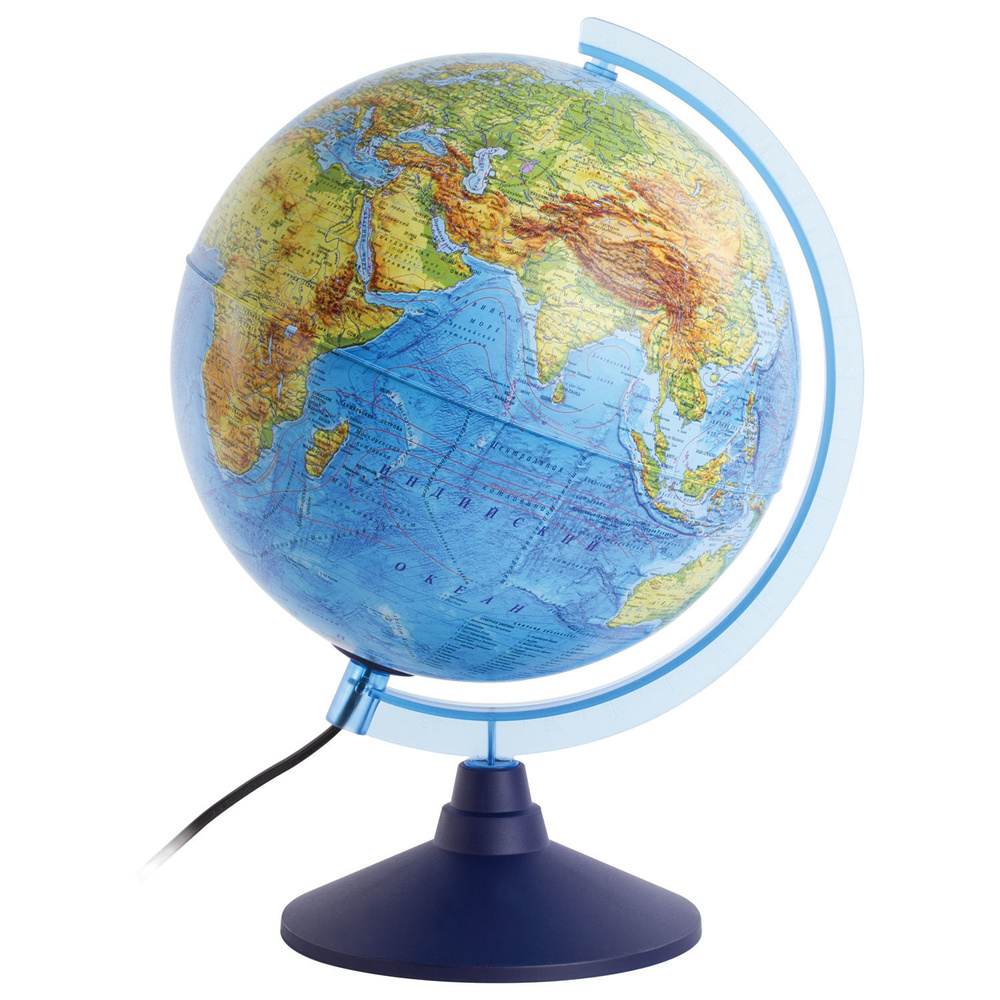 Глобус интерактивный физический/политический GLOBEN диаметр 250 мм с подсветкой INT12500284  #1
