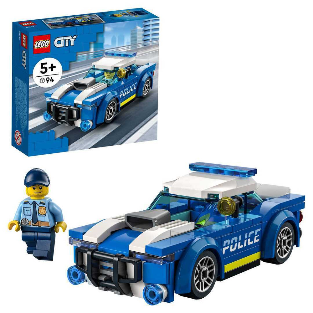 60312 Конструктор LEGO City Police Полицейская машина 94 деталей #1