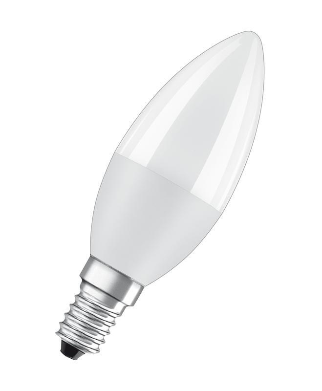 LEDVANCE Лампочка Лампа светодиодная LED Value LVCLB60 7SW/840 7Вт свеча матовая E14 230В 10х1 RU OSRAM #1