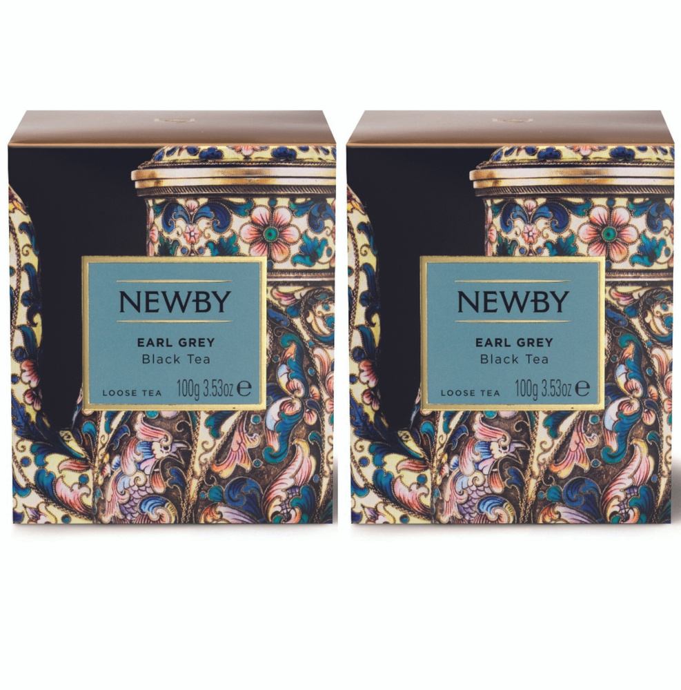 Чай черный листовой NEWBY Earl Grey 100г, 2 штуки #1