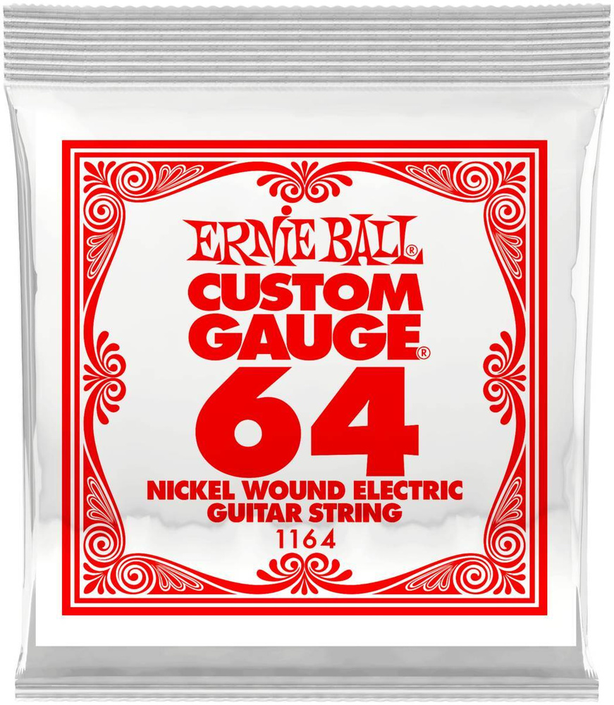 ERNIE BALL 1164 Nickel Wound .064 Струна одиночная для электрогитары #1