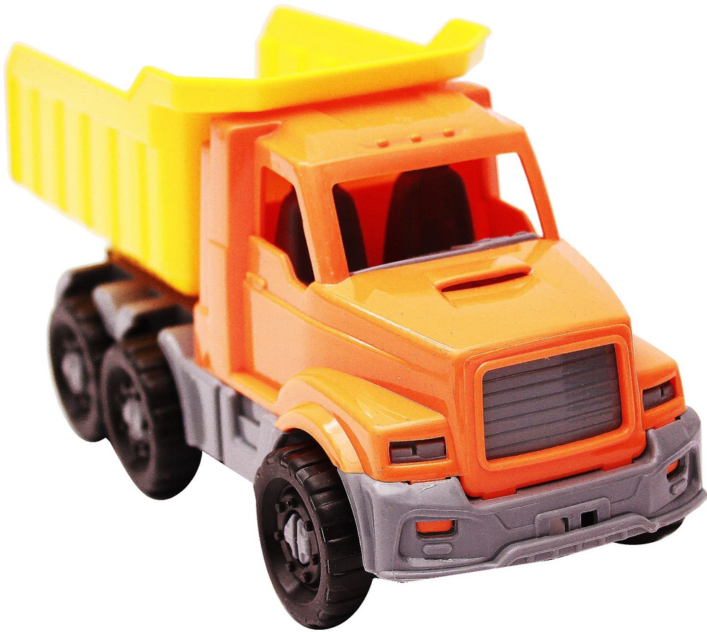 Пластиковая модель Самосвал строительный "Добрыня" для детей, игрушка для песочницы и дома  #1