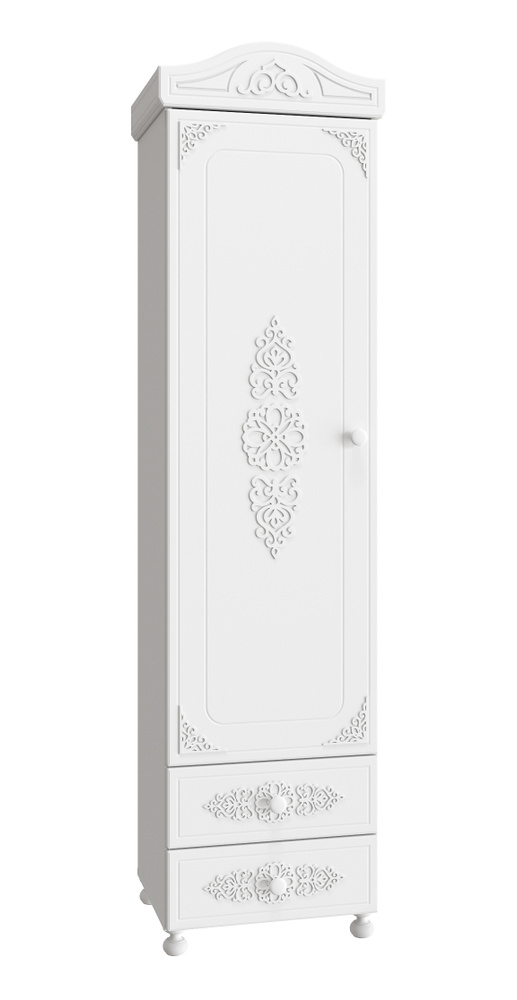 Шкаф-пенал АСМ-1 белое дерево #1
