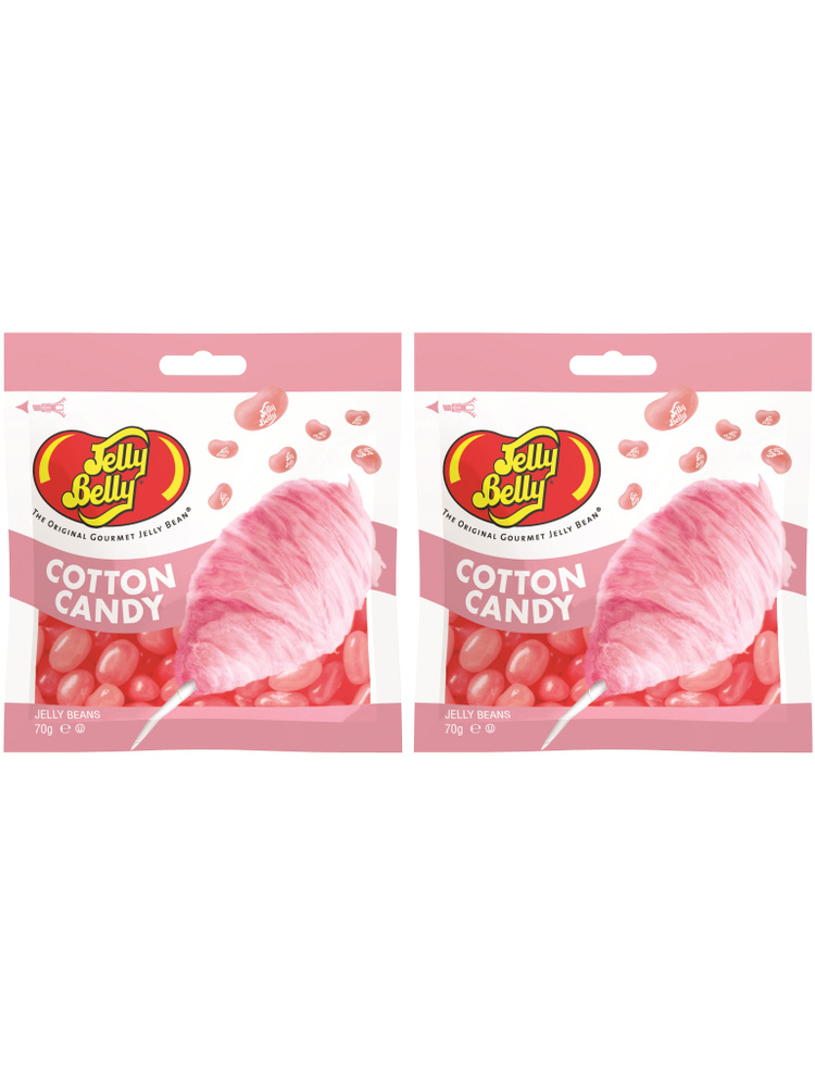 Драже жевательное Jelly Belly Сахарная вата 70 г пакет 2 шт. #1