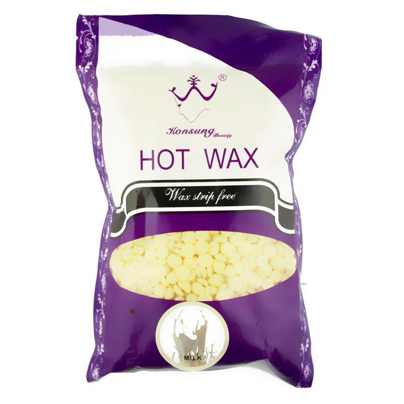 MK professional Горячий воск в гранулах для депиляции Hot Wax Молочный, 500 г  #1