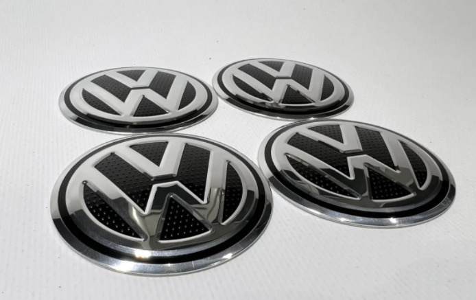 Наклейки на колесные диски Фольксваген / Наклейки на колесо / Наклейка на колпак / Volkswagen D-56mm #1