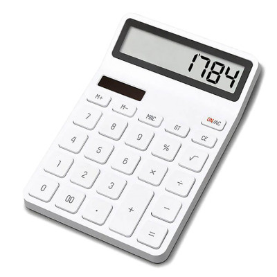 Калькулятор с большими кнопками Xiaomi LEMO Desktop Calculator белый  #1