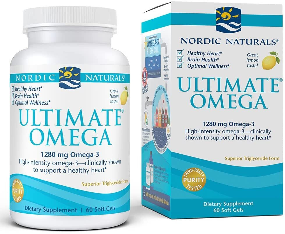 Омега 3 Nordic Naturals Ultimate Omega (Lemon Flavor) 1280 mg 60 капсул #1