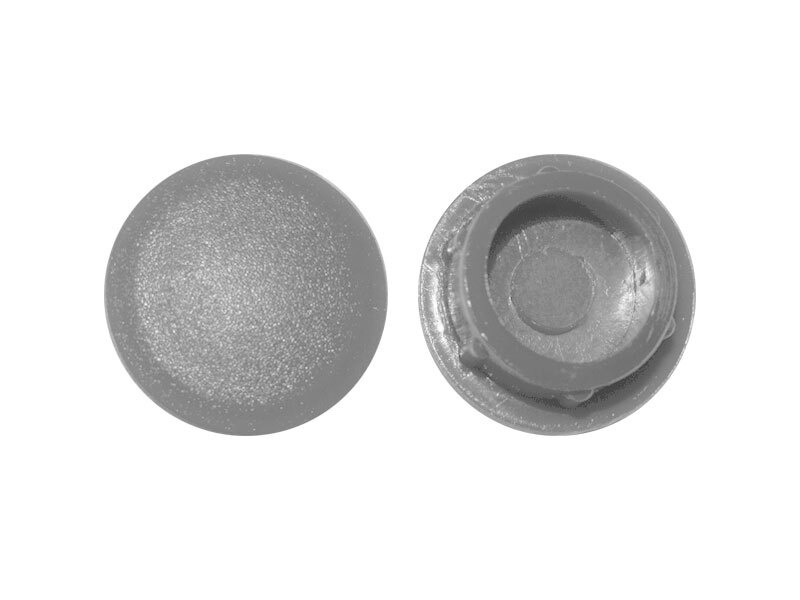 Пластиковая заглушка под отверстие диаметром 8 мм, светло серого цвета, с диаметром шляпки 10 мм (30шт) #1