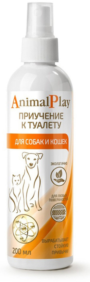 Спрей Animal Play Приучение к туалету для собак и кошек, 200 мл  #1