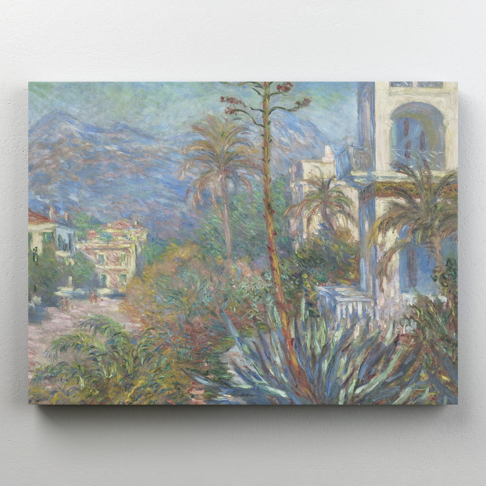 Интерьерная картина на холсте, репродукция "Бордигера - Клод Моне" размер 40x30 см  #1
