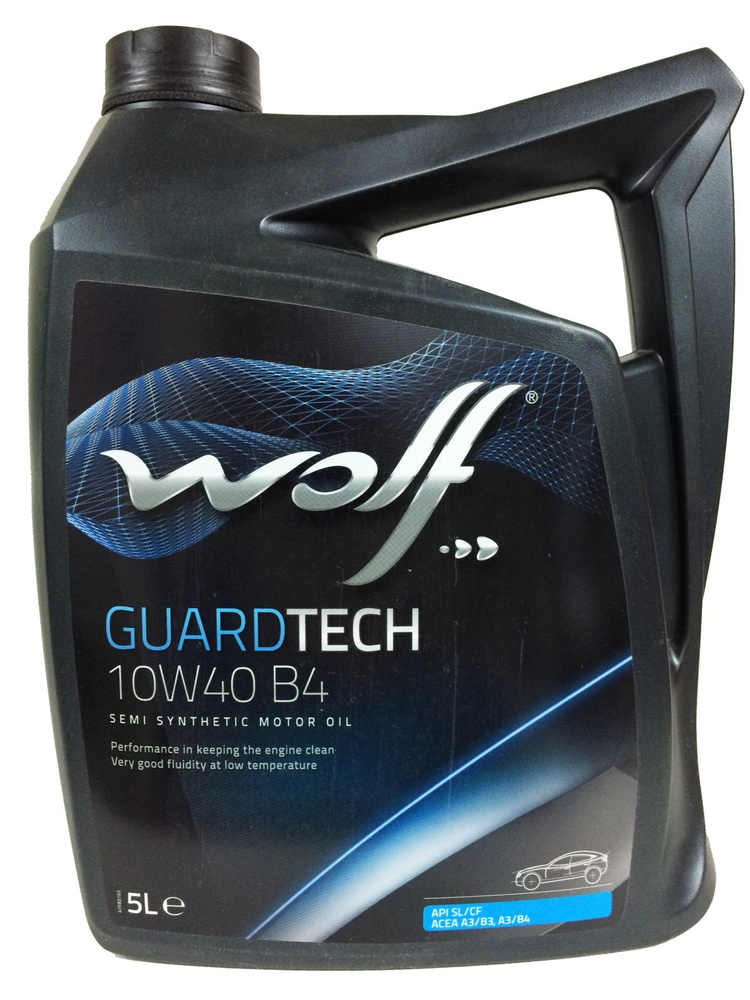 Wolf GUARDTECH B4 10W-40 Масло моторное, Полусинтетическое, 5 л #1