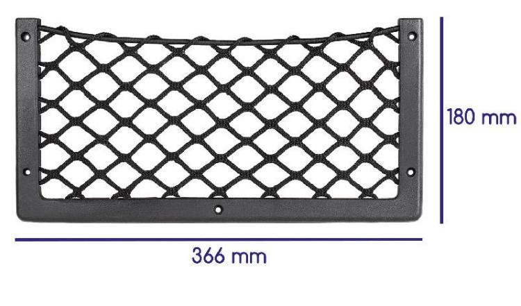 Сетка в багажник д/мелких вещей М 36,6х18см (ALCA) #1