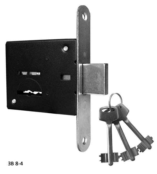 Замок врезной сувальдный ЗВ8-4, 5 кл. #1