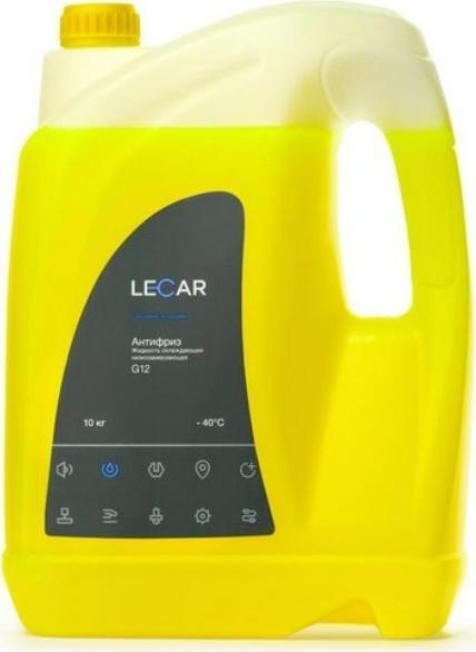 Антифриз LECAR LECAR000091210 G-12 в фирменной упаковке LECAR желтый 10кг  #1