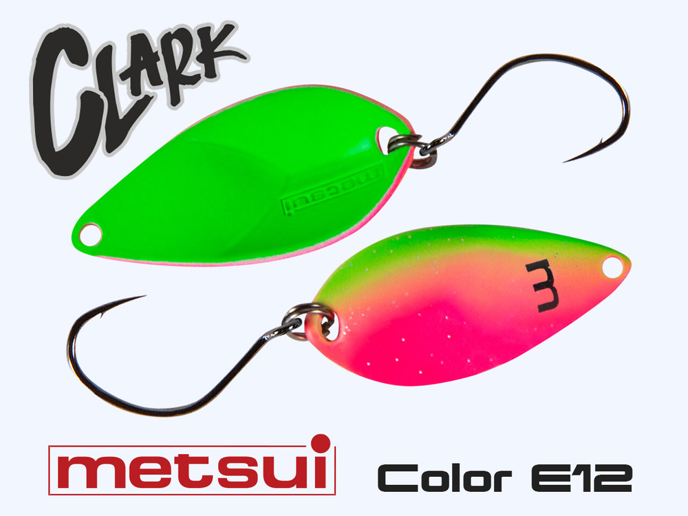 Колеблющаяся блесна METSUI CLARK 3.3 g, цвет E12 #1