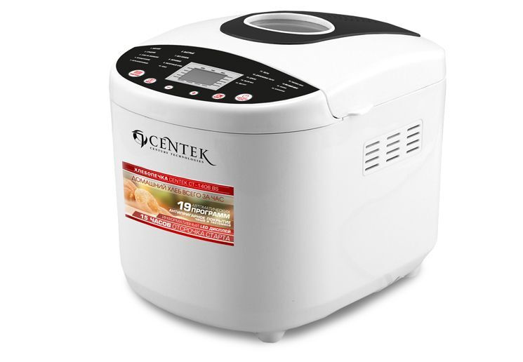 Centek Хлебопечка CT-1406 650 Вт, вес выпечки 900 г, программ 19 #1