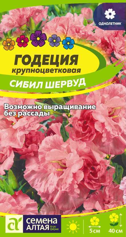 Семена Цветов Годеция Сибил Шервуд (0,2гр) - Семена Алтая #1