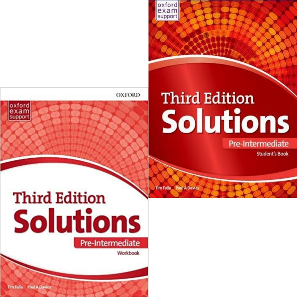 Solutions (Third Edition) Pre-Intermediate Students book and Workbook