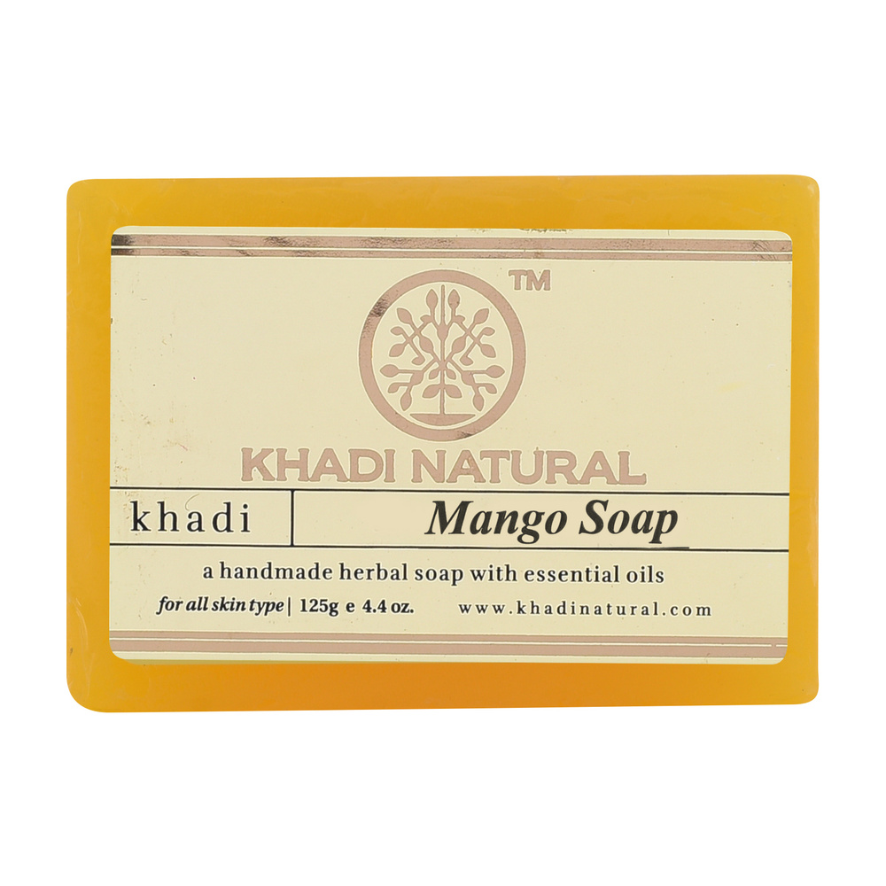 Khadi Natural MANGO Soap/МАНГО /Мыло ручной работы с эфирными маслами/ Кхади/, 125 г.  #1
