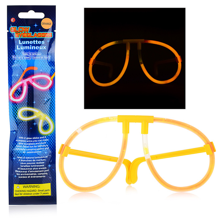 Карнавальные очки, светящиеся, в пакете 00-0843 #1